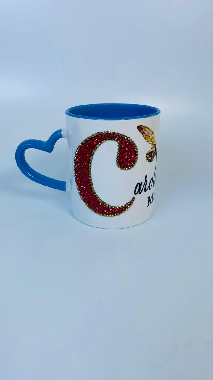 Taza aza Corazón Azul